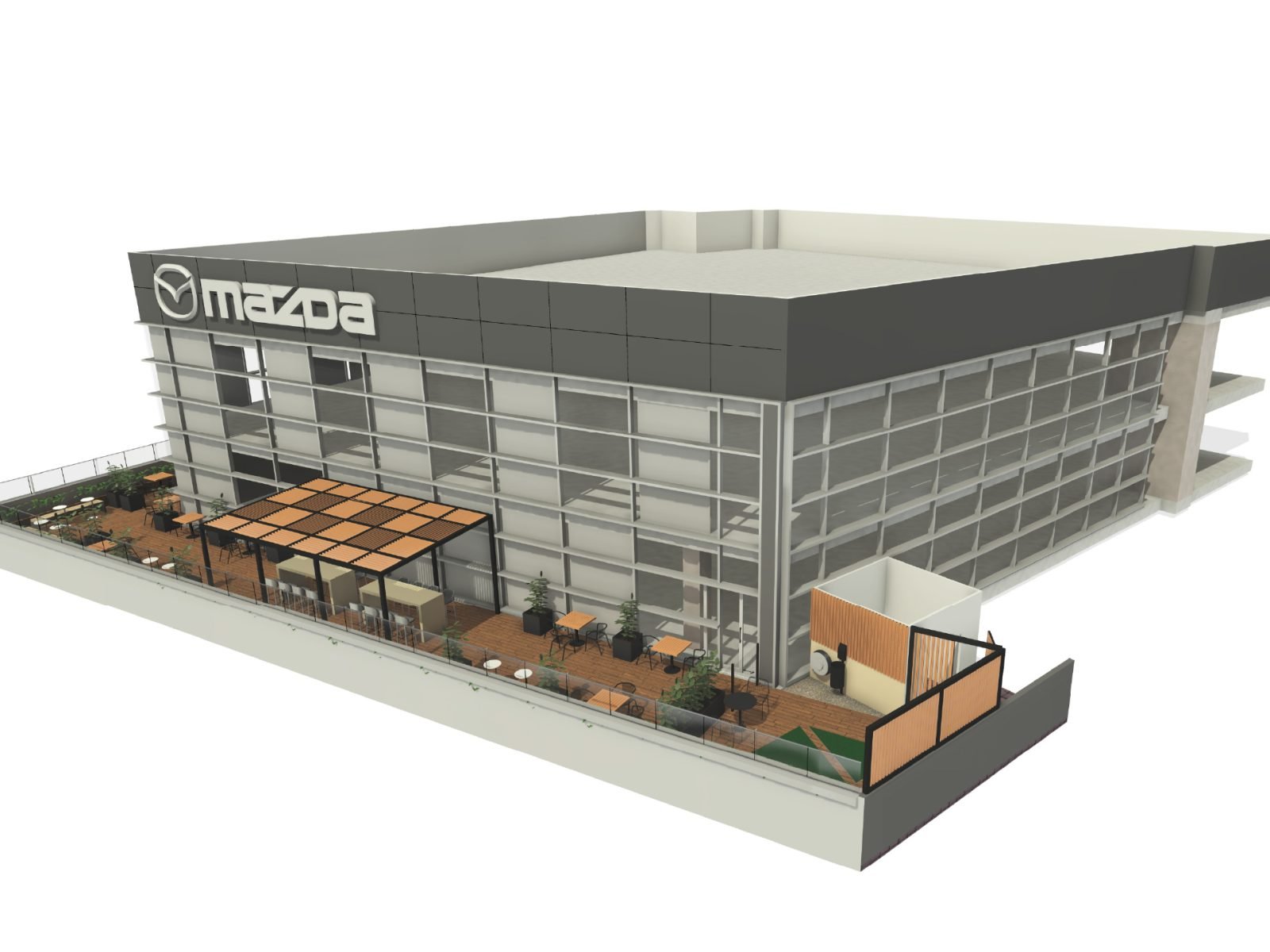 Proyecto Terraza Mazda Santa Fe